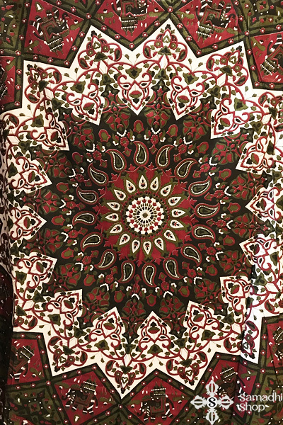 Mandala mintás ágytakaró