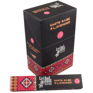 Tribal Soul White Sage & Lavender Fehér Zsálya és Levendula természetes prémium füstölő