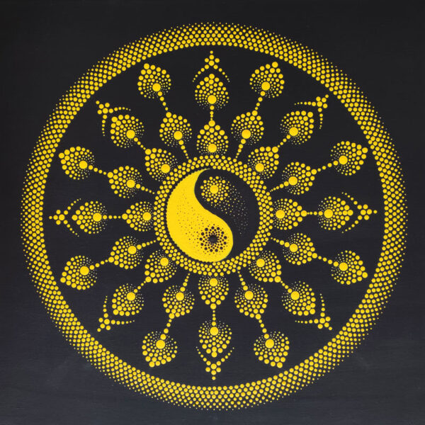 Mandala festmény 30x30 cm