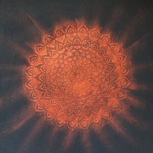 Egység Mandala festmény 30x30 cm