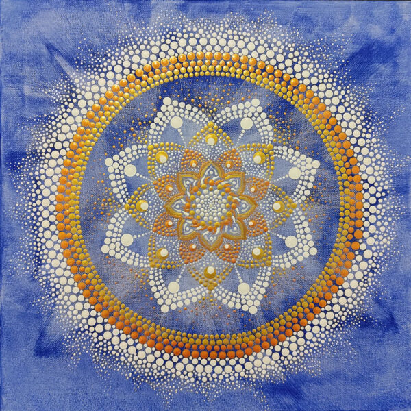 A Mértékletesség Mandalája 40x40 cm