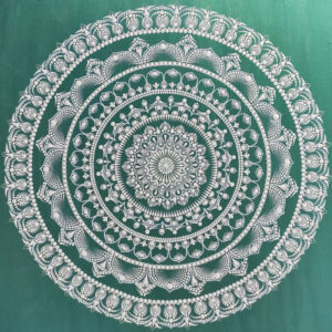 Mandala festmény 50x50 cm