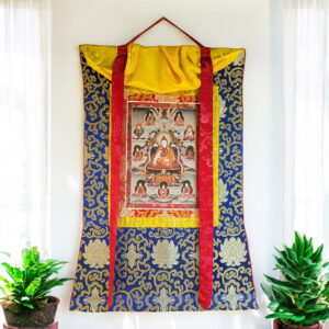 Congkapa és a gelug mesterek thangka