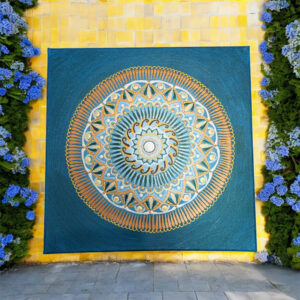 Kavargó Mélység Kézműves Mandala Festmény 30x30 cm