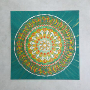 Kézműves Mandala Festmény 30x30 cm