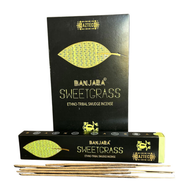 Banjara Tribal Sweetgrass Édesfű természetes prémium füstölő