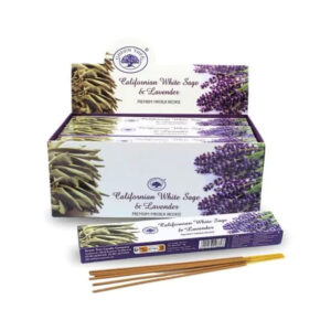 Green Tree Californian White Sage & Lavander kaliforniai fehér zsálya és levendula prémium füstölő