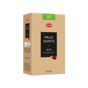 HEM Organic Palo Santo & Rose természetes prémium füstölő