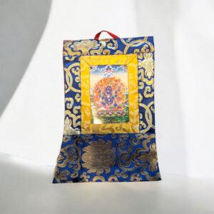 Kék Mahakála kis thangka