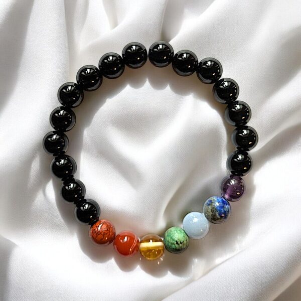 Black 7 csakra ásványkarkötő