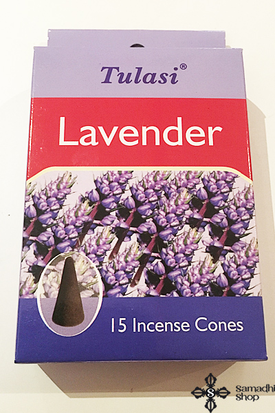 Tulasi levendula illatú kúpfüstölő