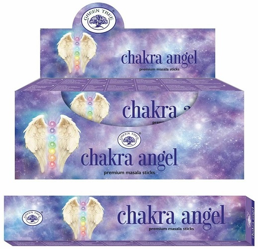 green tree chakra angel füstölő