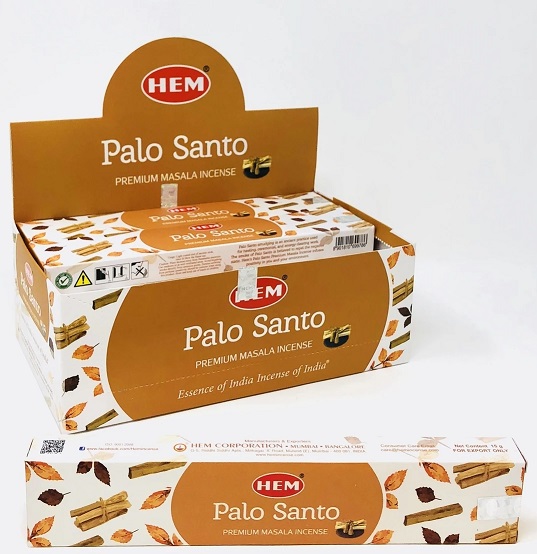 HEM Palo Santo indiai prémium füstölő