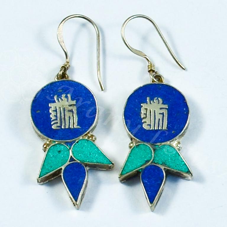 Lapis lazuli fülbevalók vegyesen