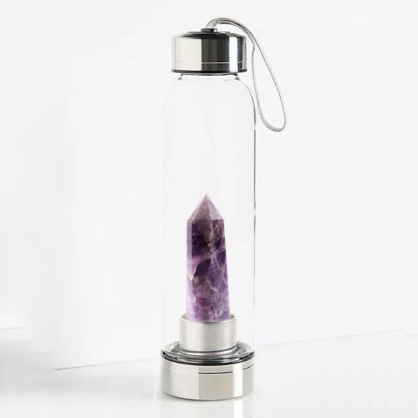 Ametiszt ásványos kulacs 500 ml