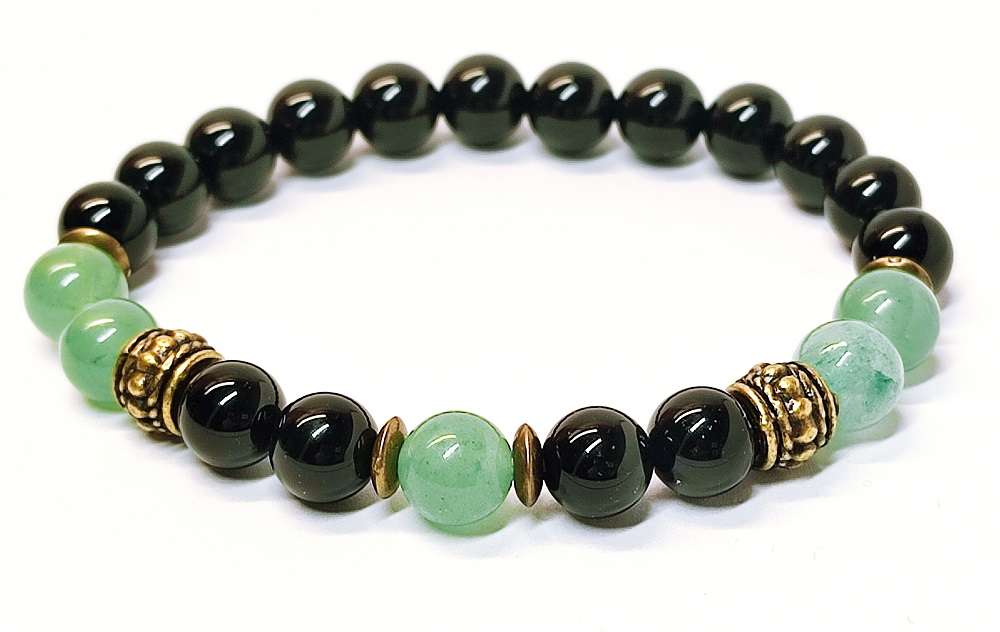 Boldogulás ásvány karkötő