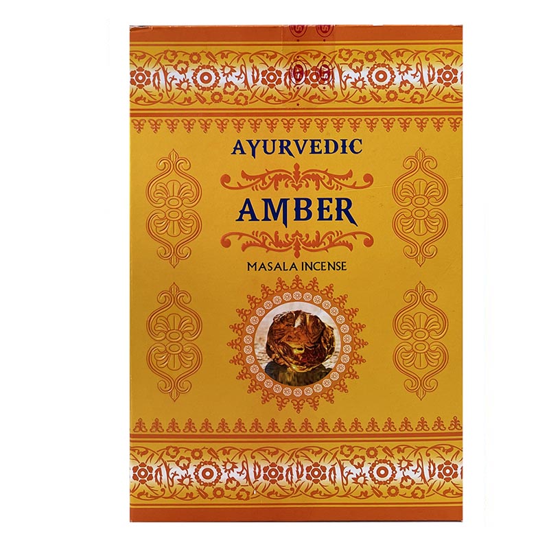 Ayurvedic Amber Borostyán ayurvédikus prémium füstölő