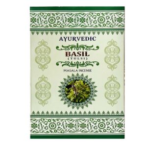 Ayurvedic Basil Tulsi Szent Bazsalikom ayurvédikus prémium füstölő