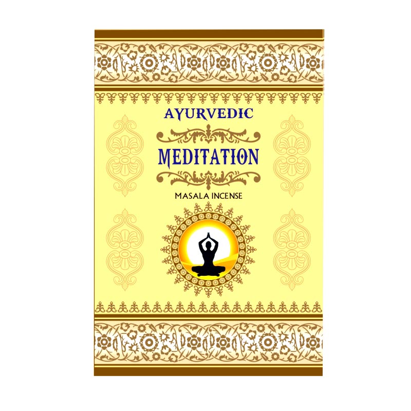 Ayurvedic Meditation Meditáció ayurvédikus prémium füstölő