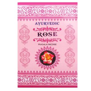Ayurvedic Rose Rózsa ayurvédikus prémium füstölő