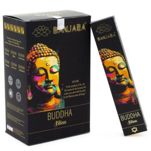 Banjara Buddha füstölőcsalád - Ragyogás (Bliss) természetes prémium füstölő