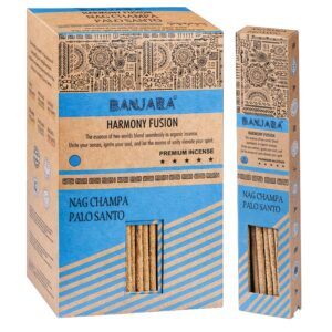 Banjara Palo Santo & Nag Champa természetes prémium füstölő