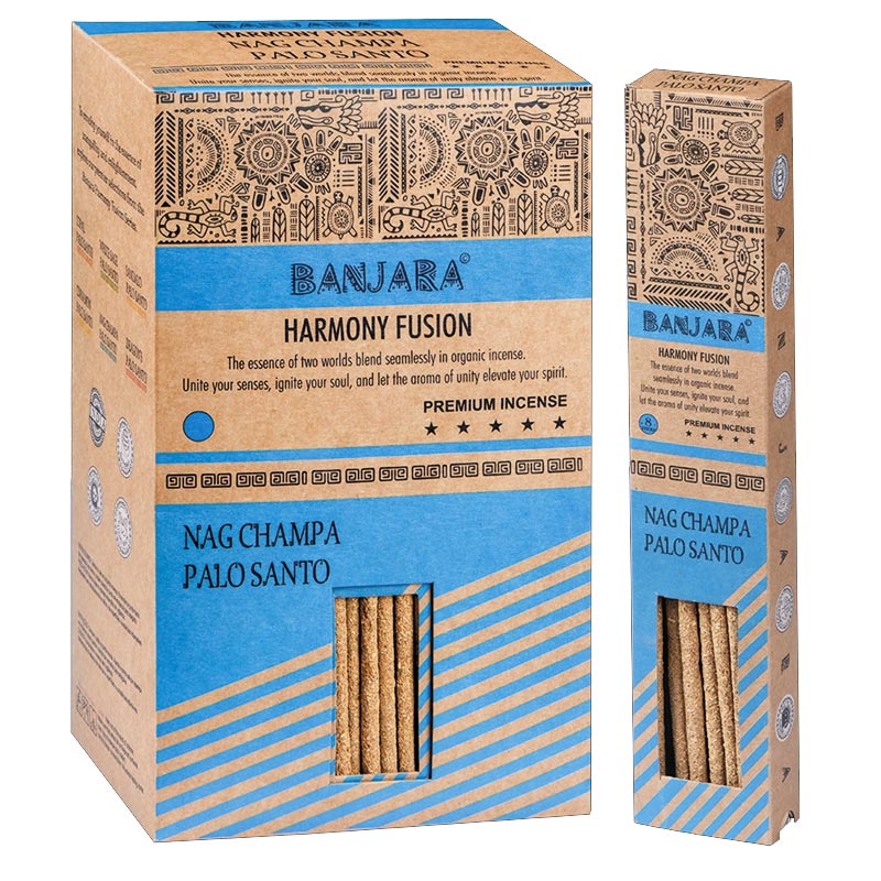Banjara Palo Santo & Nag Champa természetes prémium füstölő