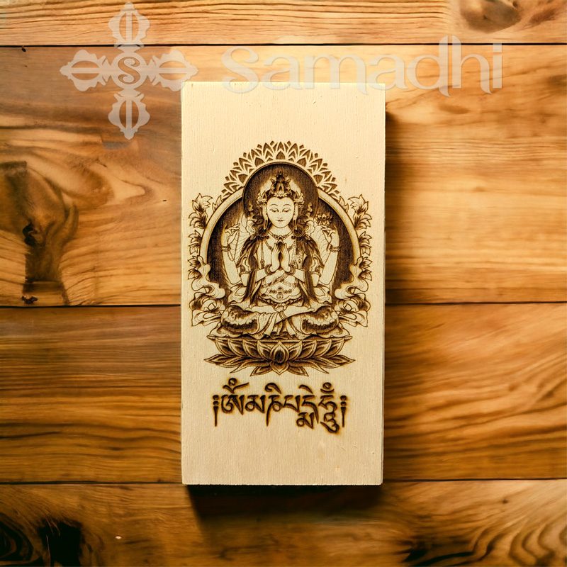 Csenrézi lézergravírozott falikép választható méretben