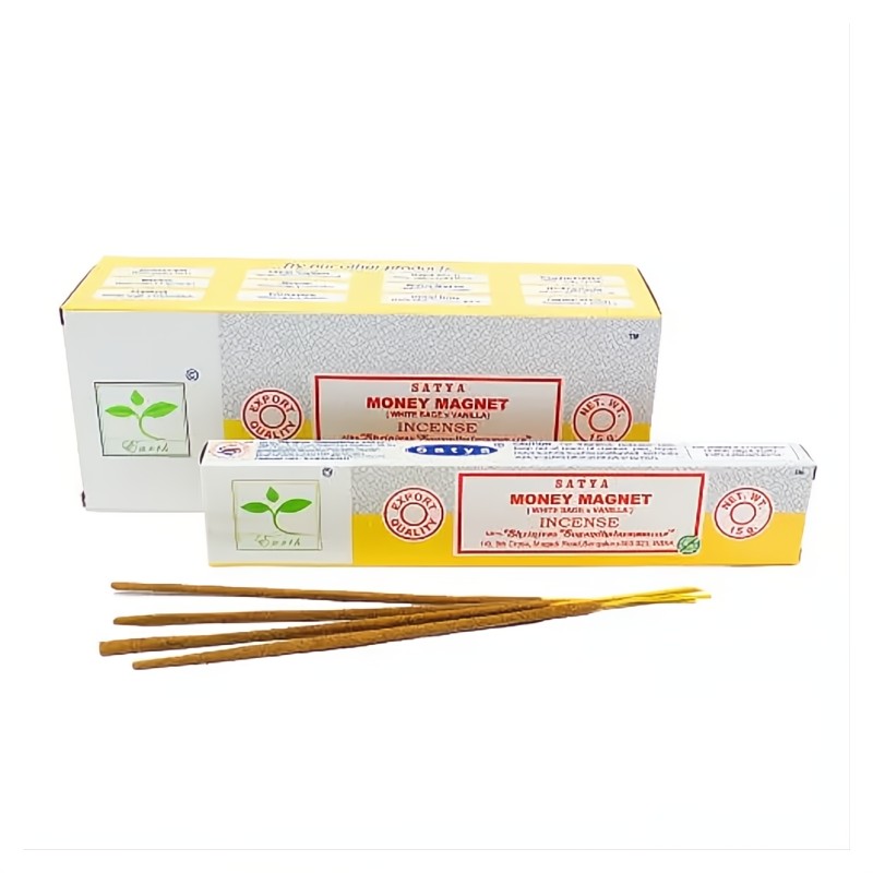 Earth Satya Money Magnet természetes prémium füstölő