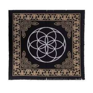Élet Magja szimbólumos pamut terítő 60x60 cm)