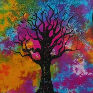 Életfa mintás pamut faliszőnyeg vagy terítő