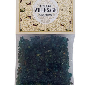 Füstölő gyanta Goloka White Sage (fehér zsálya) 30 gr