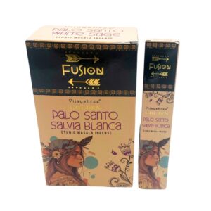 Golden Fusion sorozat: Palo Santo & Fehér Zsálya természetes prémium füstölő