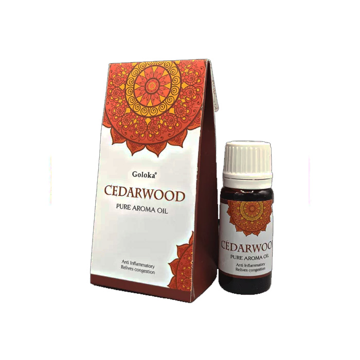 Goloka Indian Cedarwood cédrus természetes prémium illatolaj