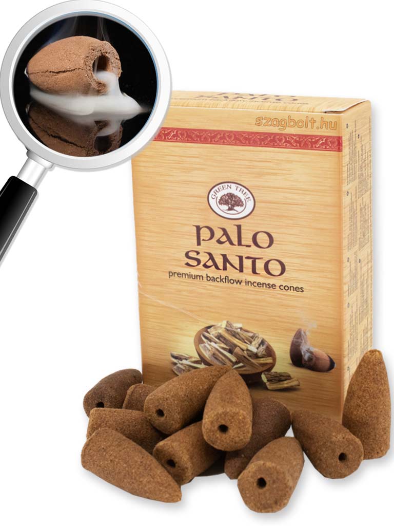 Green Tree Palo Santo backflow lefelé folyó füstölő (folyékony füst)