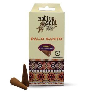 Green Tree Native Soul Palo Santo visszaáramló (lefelé folyó) füstölőkúp