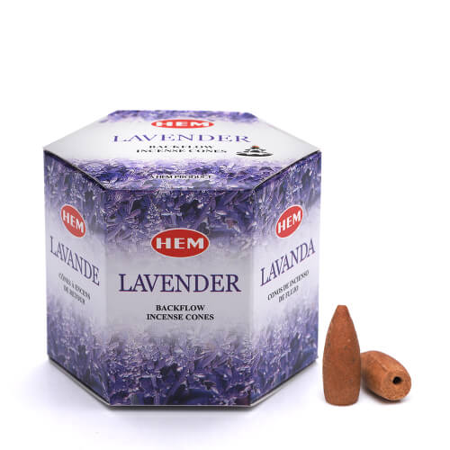 HEM Lavender back-flow lefelé folyó füstölő