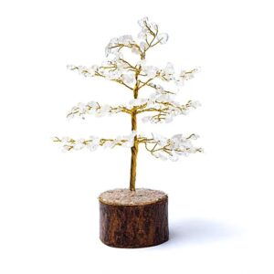 Hegyikristály Szerencsefa/Életfa Féldrágakő ásványfa 18 cm magas