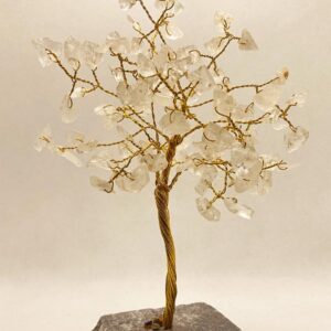 Hegyikristály Szerencsefa/Életfa Féldrágakő ásványfa 80 köves