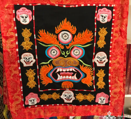 Mahakala fali függő nagy méretű