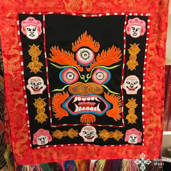 Mahakala fali függő nagy méretű