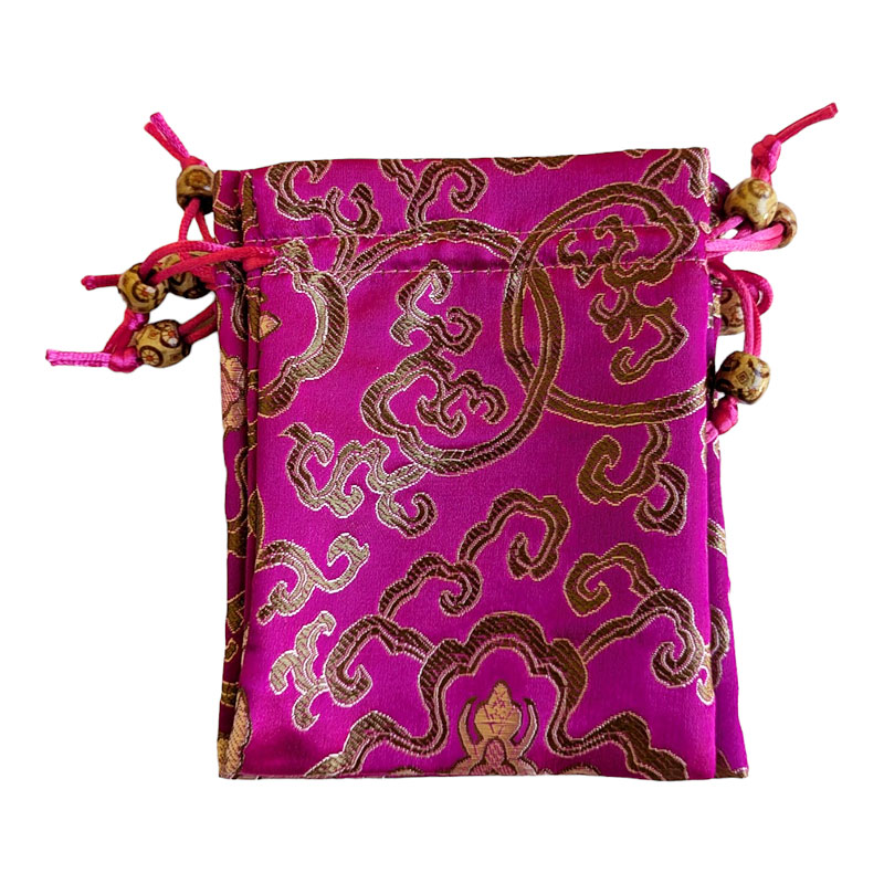 Mala tartó vagy ékszeres brokát erszény