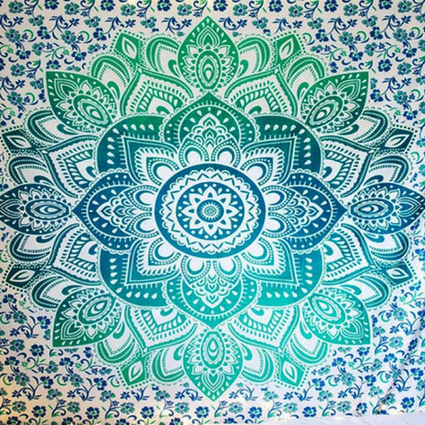 Mandala mintás pamut ágytakaró