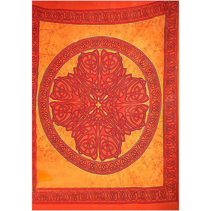 Mandala mintás pamut ágytakaró vagy faliszőnyeg