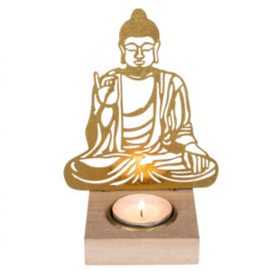 Mécsestartó Buddha alakos