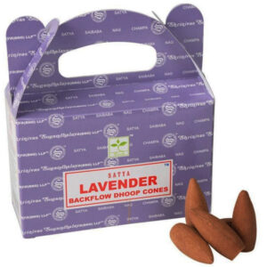 Satya Lavender backflow lefelé folyó füstölő (folyékony füst)