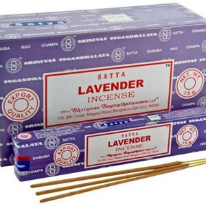 Satya Lavender levendulás természetes prémium füstölő
