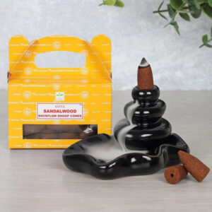 Satya Sandalwood backflow lefelé folyó füstölő (folyékony füst)