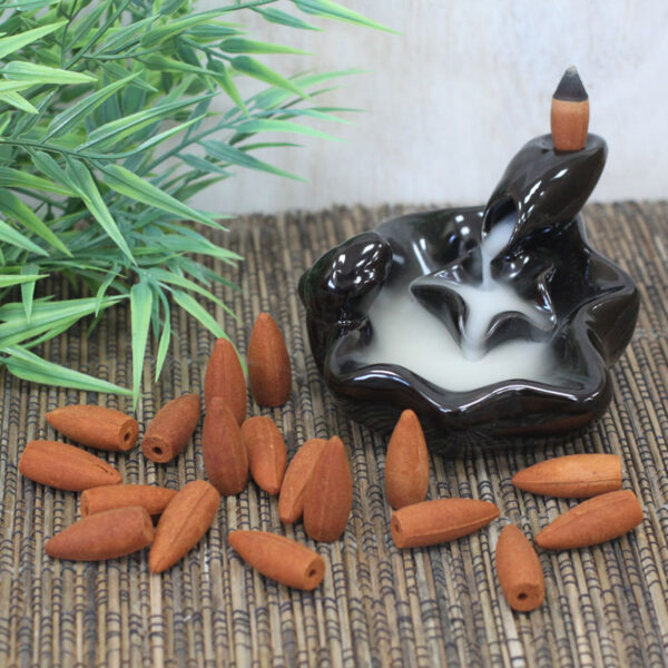 Nag champa lefelé folyó kúpfüstölő 20 DARABOS - Image 2