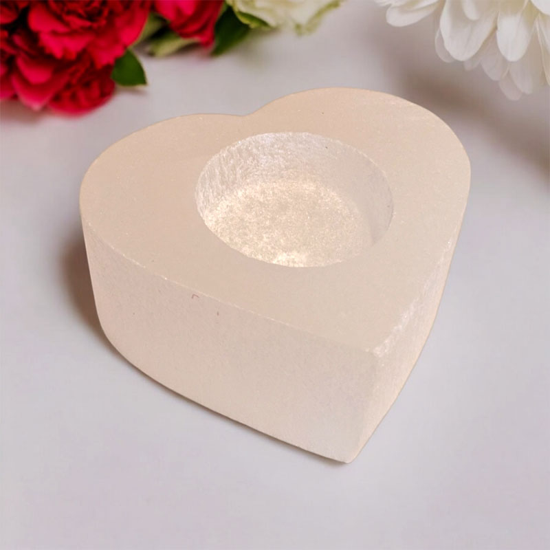 Szelenit szív mécsestartó